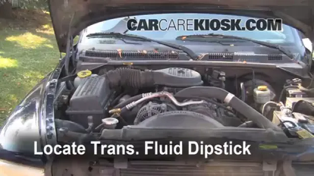 1999 Dodge Durango SLT 5.9L V8 Transmission Fluid Check Fluid Level